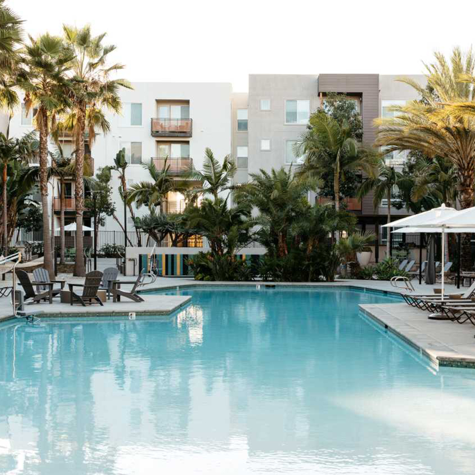 Swimming pool at The Rive San Diego